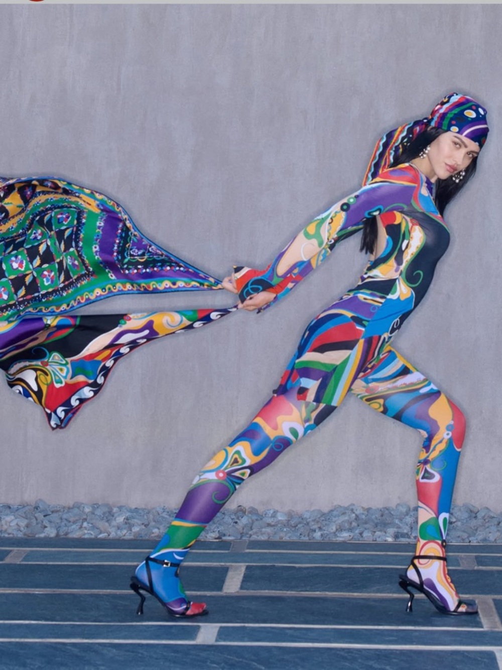 PUCCI ORCHIDEE PRINT TIGHTS - Picture 9 of 16